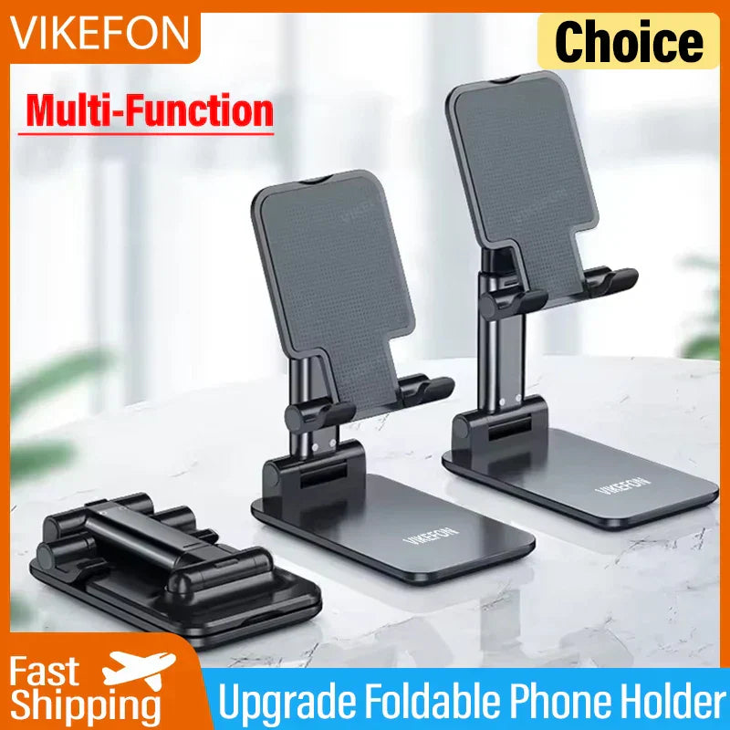 Faltbare Telefon- & Tablet-Halterung FlexStand. Verstellbarer, tragbarer Handy- & Tablet-Ständer für Büro & Reise.