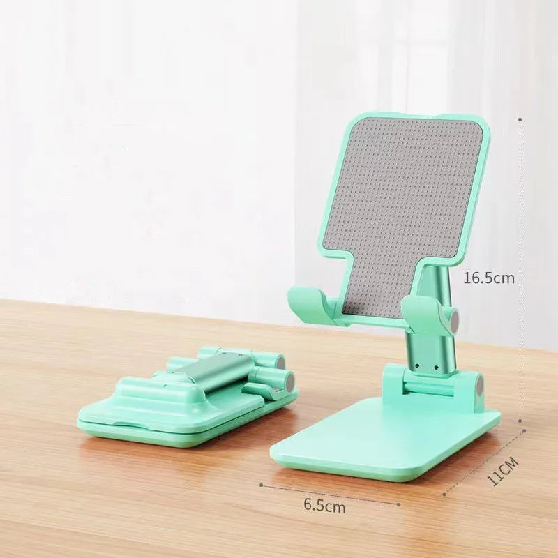 Leichte, faltbare FlexStand Telefonhalterung. Einfach aufzubauen, perfekt als tragbarer Tablet-Ständer auf Reisen.