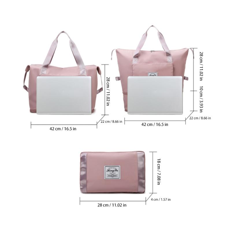 Unisex Reisetasche faltbar, großes Volumen, ultraleicht. Ideal als Handgepäck, Sport- oder Wochenendtasche.