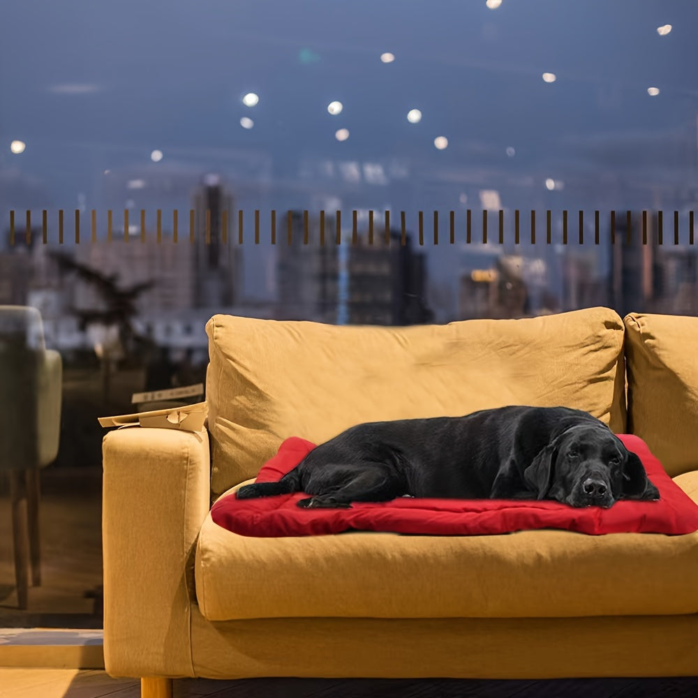 Kompakte, faltbare Hundematte, wasserdicht & leicht zu verstauen. Praktisches Hundezubehör für Reisen.