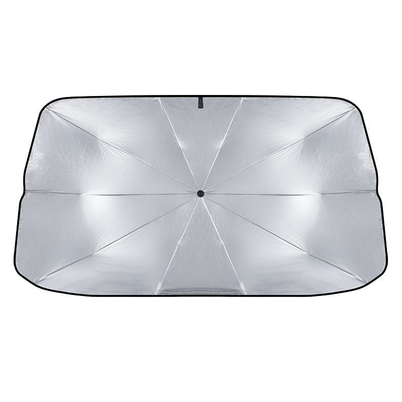 Faltbarer Auto-Sonnenschutz für Windschutzscheibe. Effektiver Hitzeschutz & UV-Schutz im Sommer für Ihr Auto.