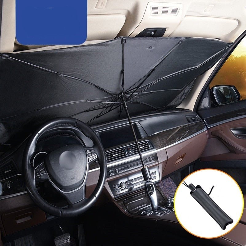 Hochwertiger, faltbarer Sonnenschutz für Auto-Windschutzscheibe. Zuverlässiger Hitzeschutz & UV-Blocker für Sommer.