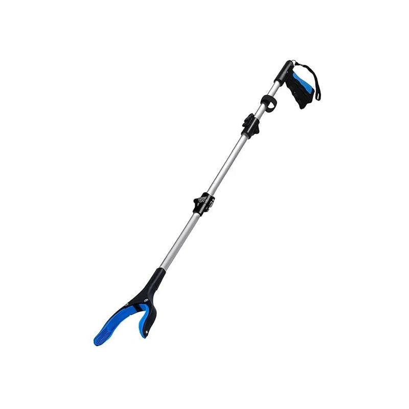 Faltbarer Greifer mit 360° Drehung, ideal für einfaches Erreichen von Gegenständen.