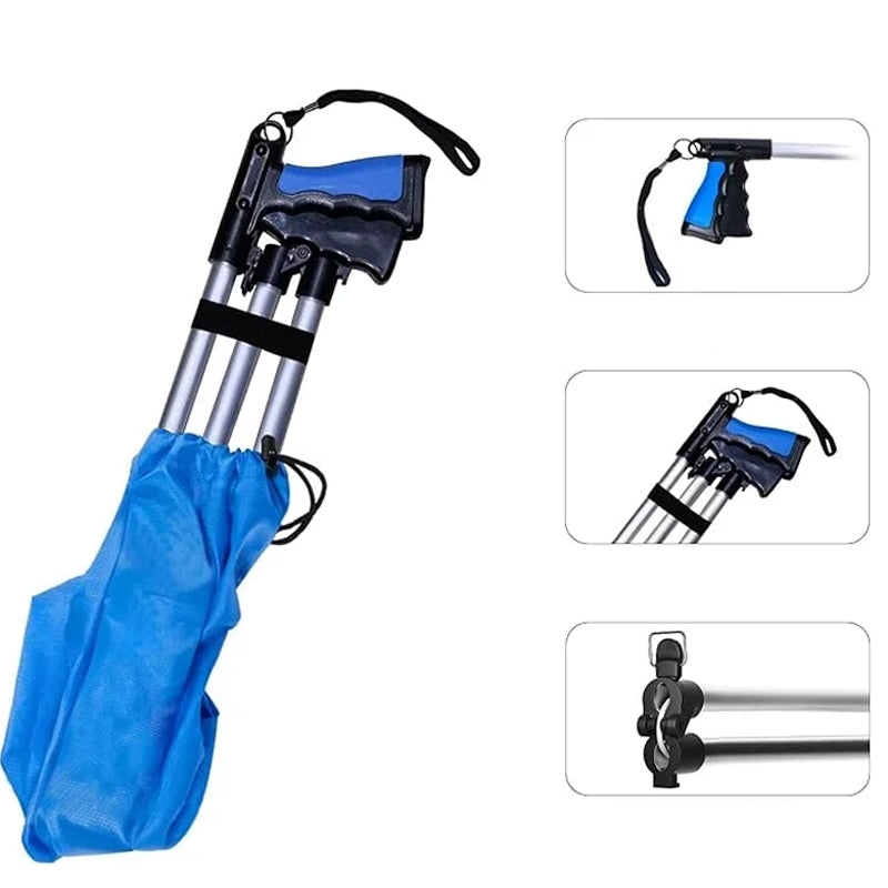 Magnetischer Pick-up Greifer, faltbar & drehbar; ideal zum Aufheben kleiner Metallteile.