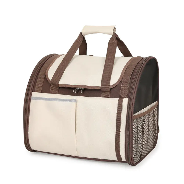 Hochwertiger faltbarer Haustierrucksack, atmungsaktiv & robust. Ideal für sichere und komfortable Reisen.