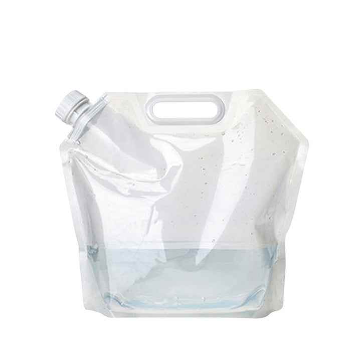 Wiederverwendbarer HydroHike Wasserbeutel für Outdoor-Aktivitäten. Dein faltbarer Begleiter für Trinkwasser.
