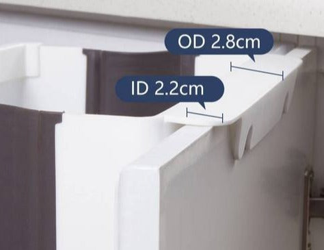 Vielseitiger Wand-Mülleimer, faltbar, für Küche, Bad oder Büro – einfach zu montieren, hält Ordnung.