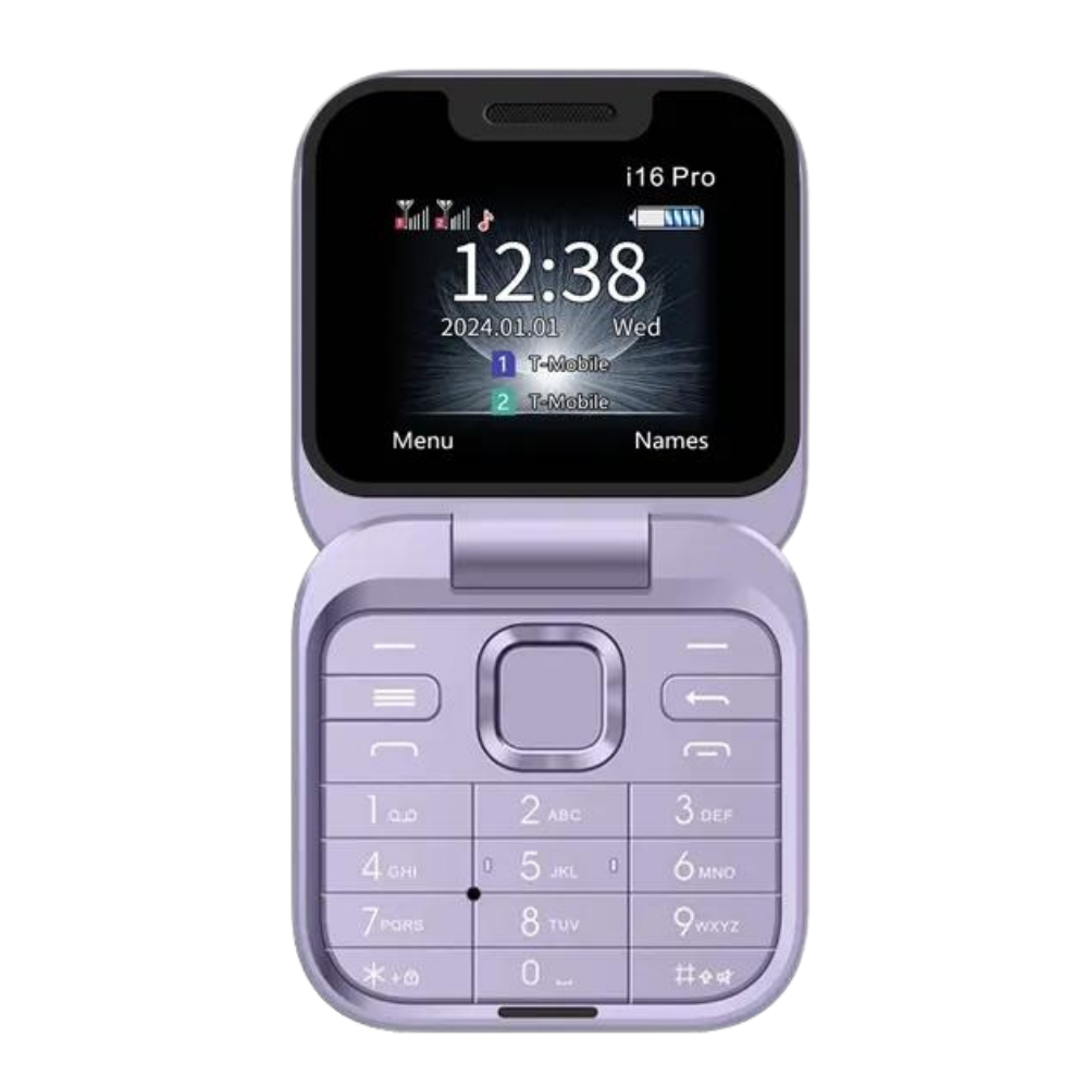 Vielseitiges 2G Klapphandy mit Kamera, Dual-SIM für einfache Nutzung.