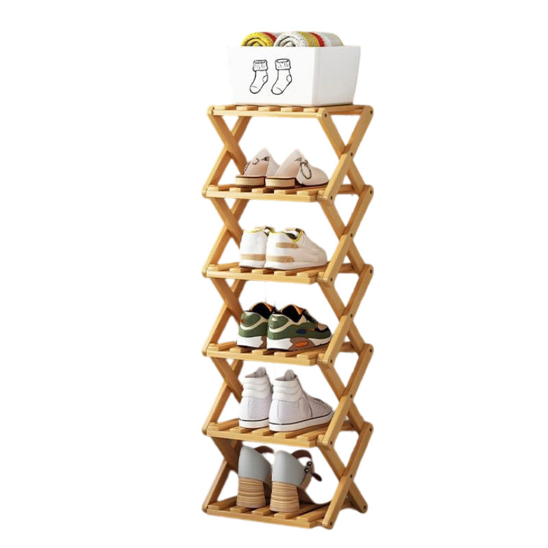 Faltbares Regal für Schuhe, robust und einfach zu reinigen.