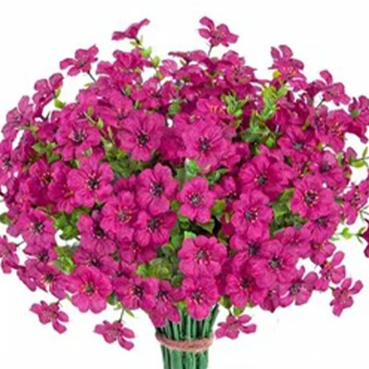 Bunte BloomEver Kunstblumen für drinnen & draußen, schaffen fröhliche Atmosphäre, uv-resistent.