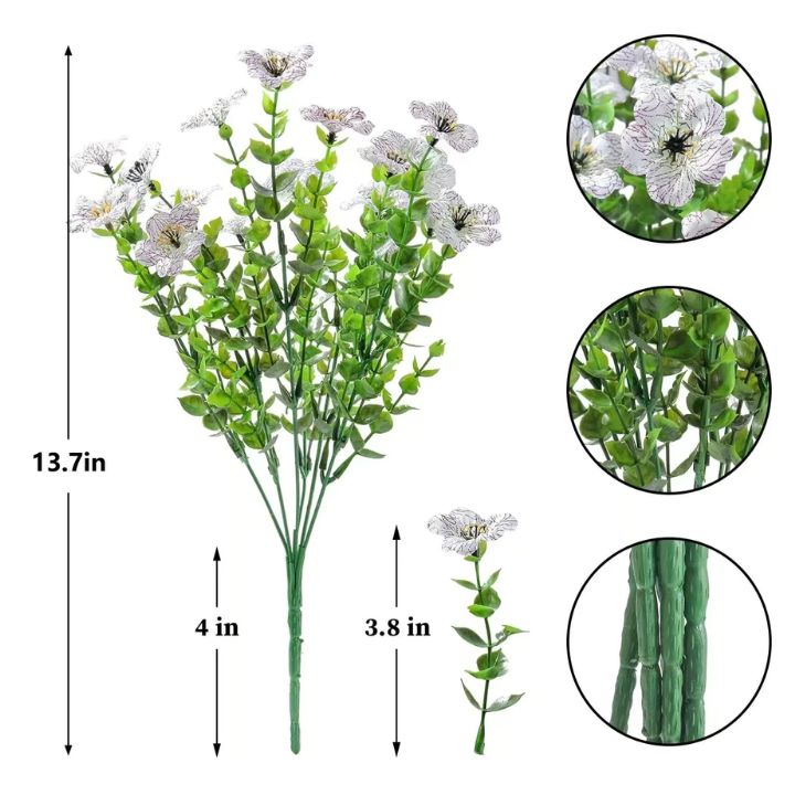 Wetterfeste BloomEver Kunstblumen als realistische Dekoration für jeden Garten & Balkon, ganzjährig schön.