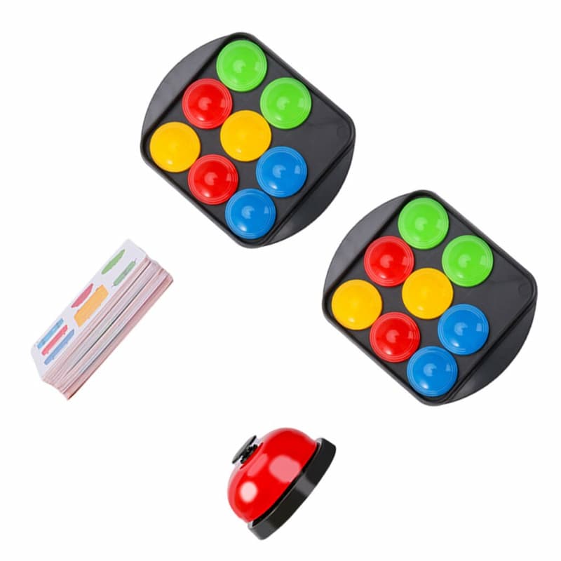 Eine knifflige Herausforderung auf dem FarbeSuche Logikspielbrett, fördert kritisches Denken und Problemlösung.