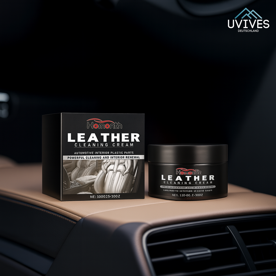 Schützt & bringt Glattleder zum Strahlen. Ideal für Auto-Interieur, Möbel, Schuhe & Taschen. Farblose Lederpflege.
