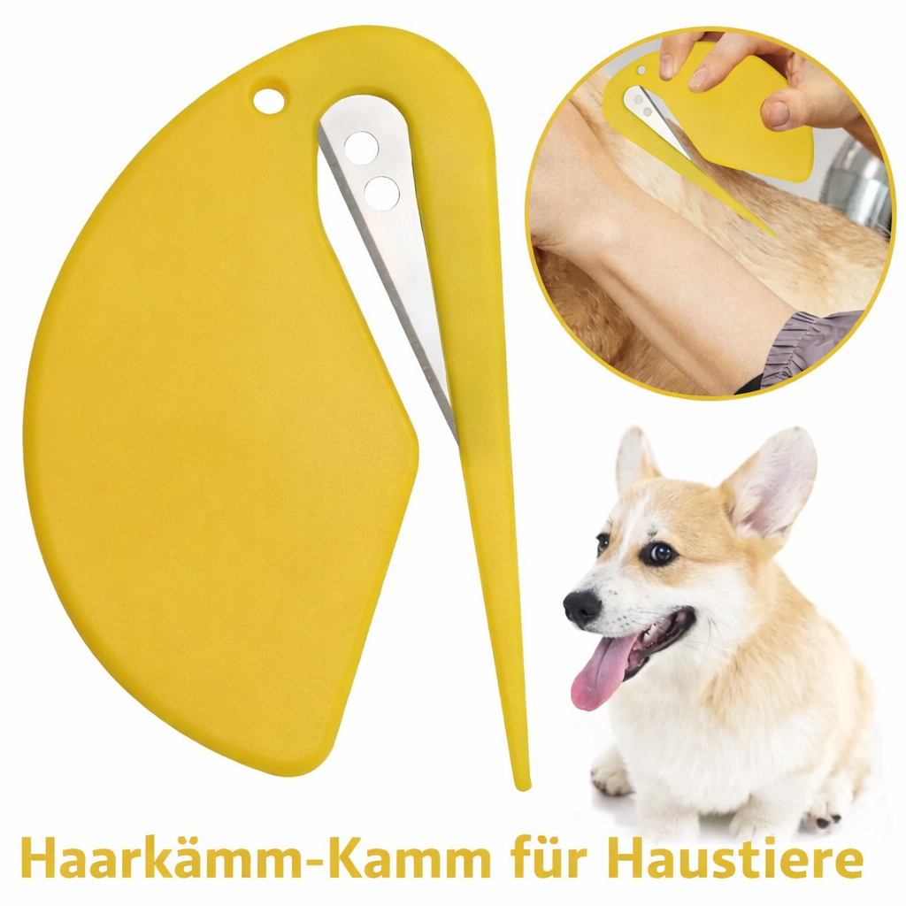 Fellentwirrer für Hunde & Katzen, entfernt sanft Knoten & lose Haare. Ideal für schmerzfreie Fellpflege.