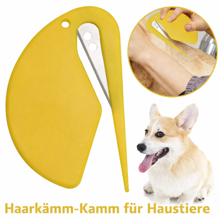 Fellentwirrer für Hunde & Katzen, entfernt sanft Knoten & lose Haare. Ideal für schmerzfreie Fellpflege.