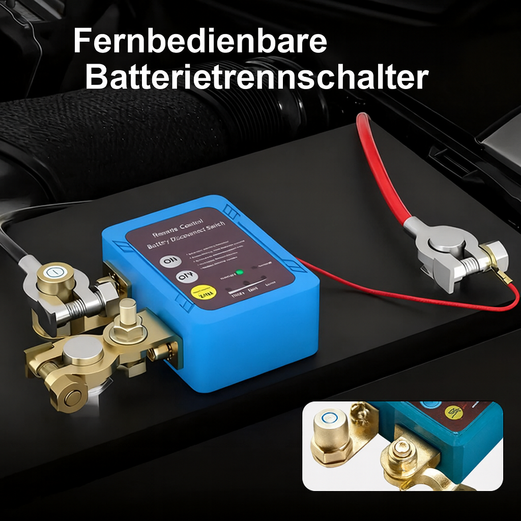 Fernbedienbarer 12V/24V Batterietrennschalter für Auto & Wohnmobil. Ultimativer Tiefentladungsschutz.