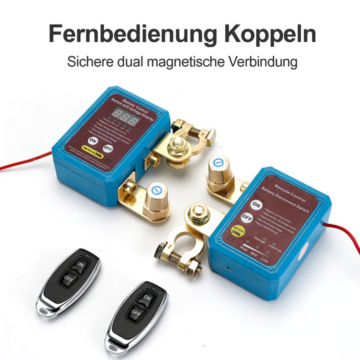 Kfz Batterietrennschalter für sichere Auto Elektrik. Smart Switch mit Tiefentladungsschutz.