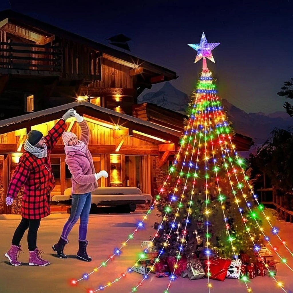 Dekorative LED-Feenlichterkette mit 8 Modi. Perfekt für festliches Ambiente & Innenbeleuchtung.