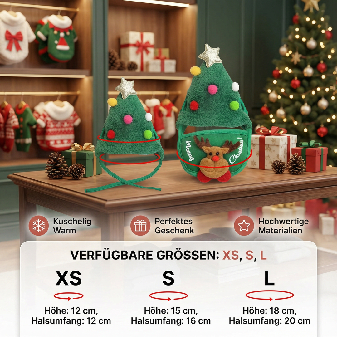 Personalisiertes Hunde-Weihnachtsoutfit, bestickt für unvergessliche festliche Momente.
