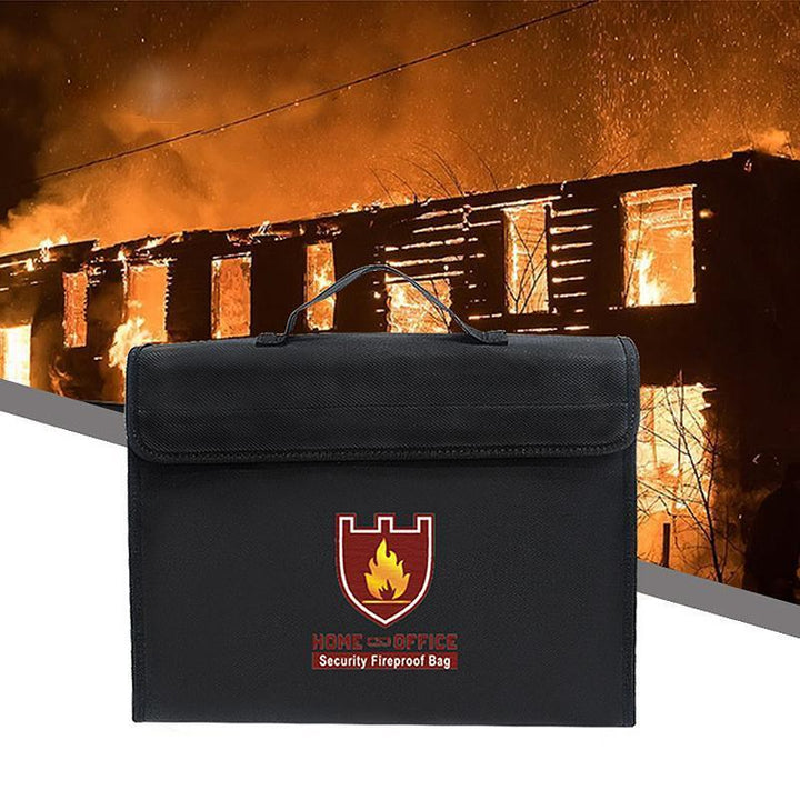Yochoos feuerfeste Dokumententasche, wasserabweisend, schützt Pässe, Geld, Urkunden sicher vor Brand & Nässe.