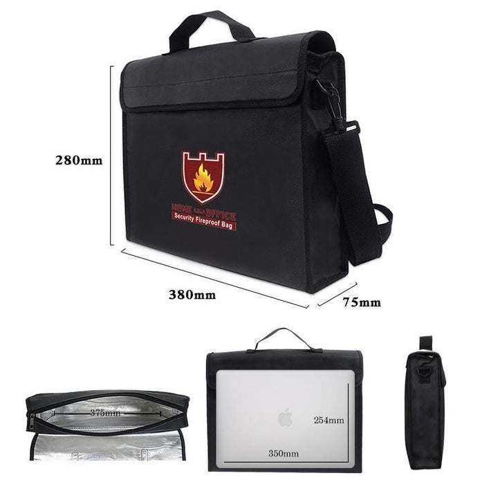 Brandschutz Dokumententasche yochoos, wasserdicht, für Verträge, Pässe, Schmuck. Sicherer Wertschutz.