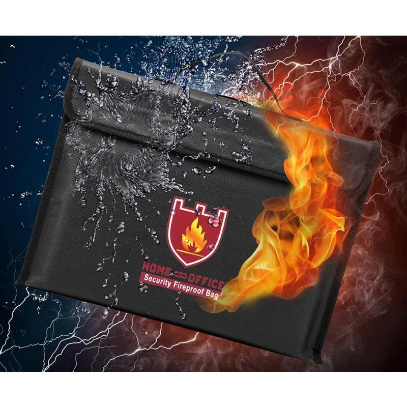 Robuste yochoos feuerfeste & wasserabweisende Dokumententasche für wichtige Dokumente, Wertgegenstände, Tablets.