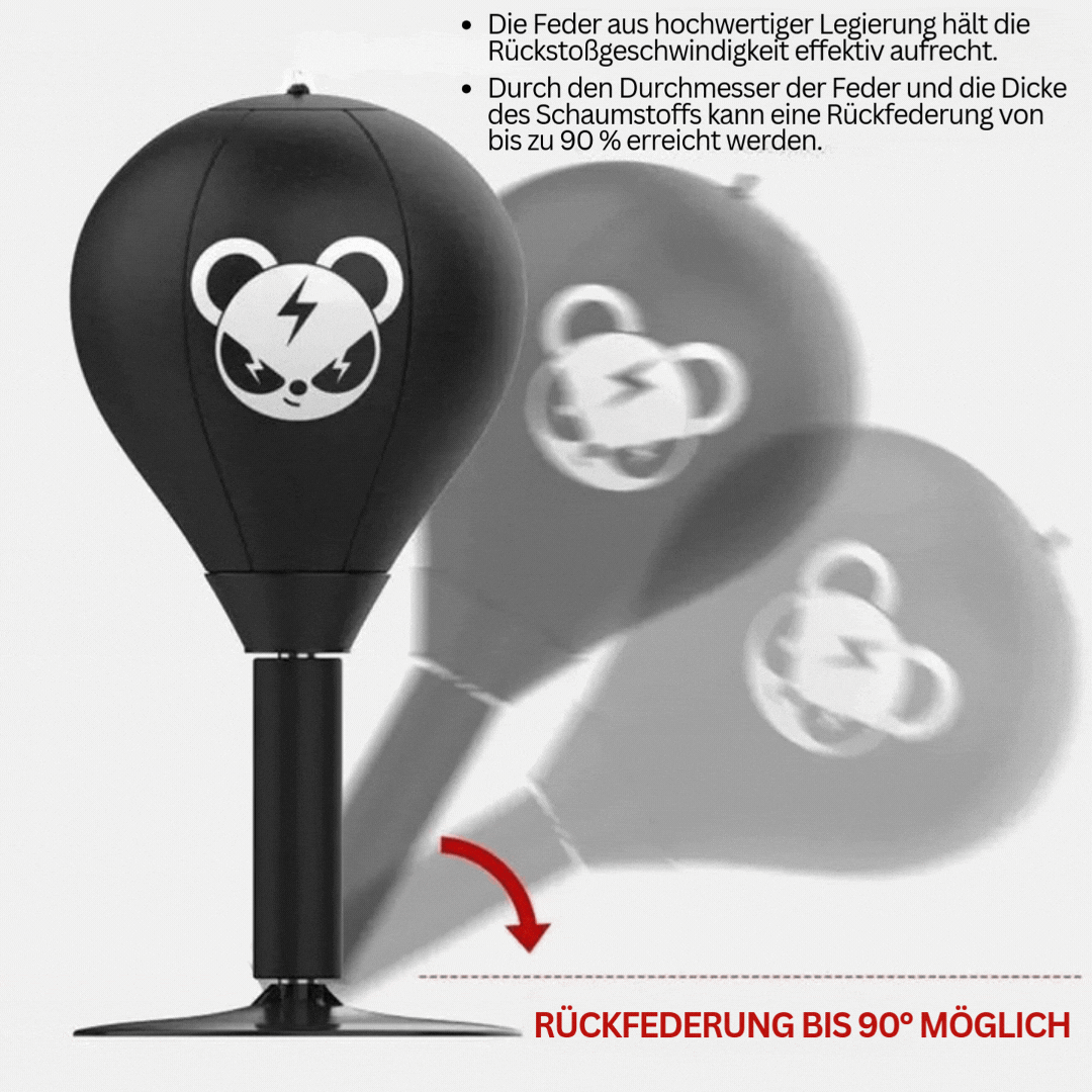 Vielseitiger Fitness Boxball für Reflexe, Krafttraining und Koordination. Kompaktes Sportgerät für jeden.