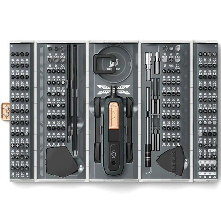 Magnetische Präzisions-Bits des FixPro Schraubendreher-Sets, wichtig für kleine Schrauben Montage.