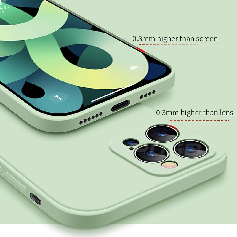 Flüssige Silikon Schutzhülle für iPhone 11. Weiche, stoßfeste Handyhülle für optimalen iPhoneschutz.