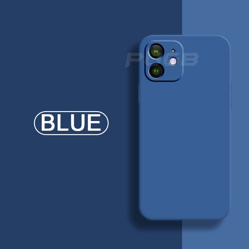 Langlebige Silikonhülle für iPhone 12. Flüssigsilikon Handyhülle, kratzfest & schmutzabweisend für Alltagsschutz.