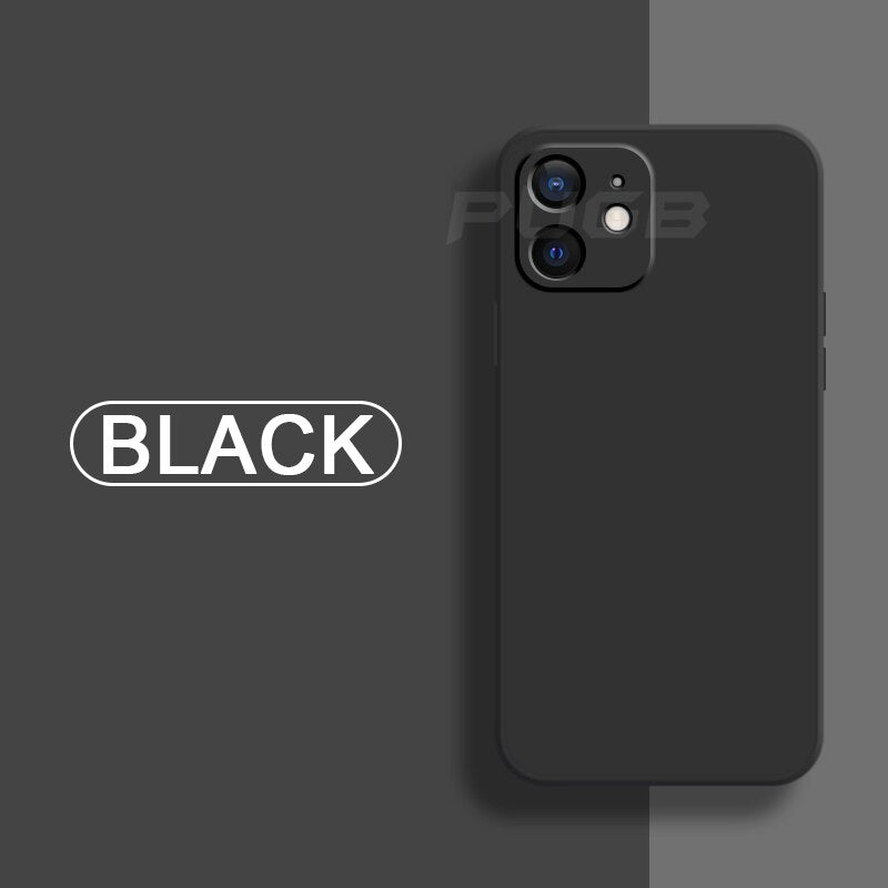 Stylische Flüssigsilikonhülle für iPhone 13. Schlanke, weiche Silikonhülle in Rot für modernen iPhoneschutz.