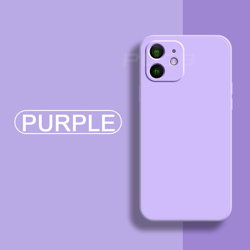 Angenehm weiche Silikonhülle für iPhone 11, 12, 13. Flüssigsilikon Handyhülle mit rutschfestem Design.