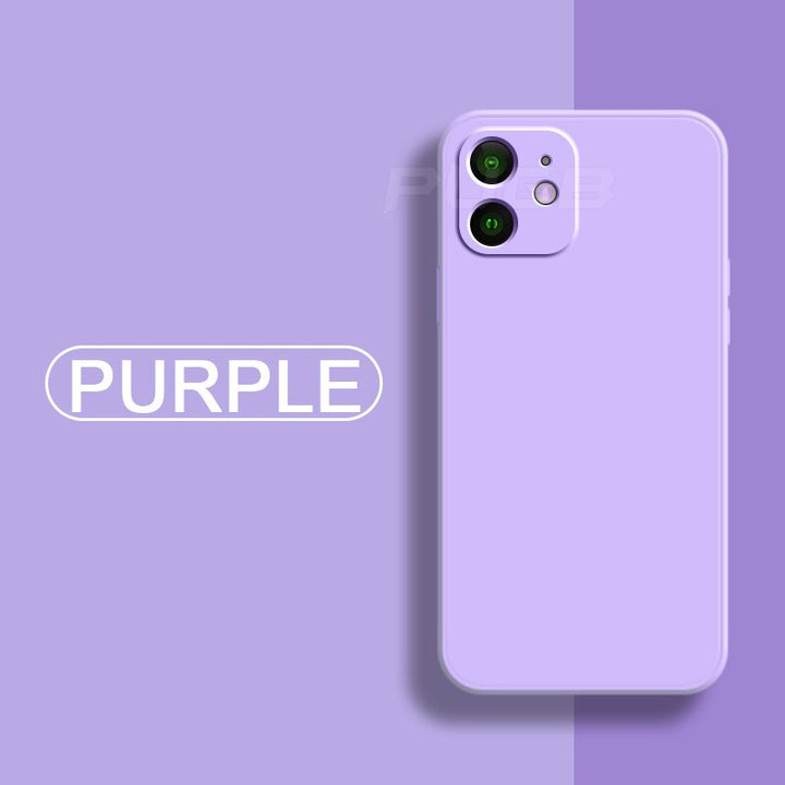 Angenehm weiche Silikonhülle für iPhone 11, 12, 13. Flüssigsilikon Handyhülle mit rutschfestem Design.