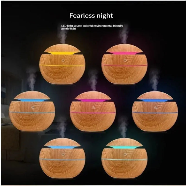 130ml USB Aromatherapie Diffusor mit LED. Füge ätherische Öle für entspannende Wellness & gutes Raumklima hinzu.