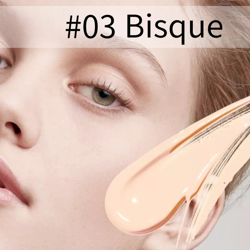 Detailansicht der SamtigeGlühen™ Damen Foundation Flasche, LSF15, wasserfest, natürliches Finish.