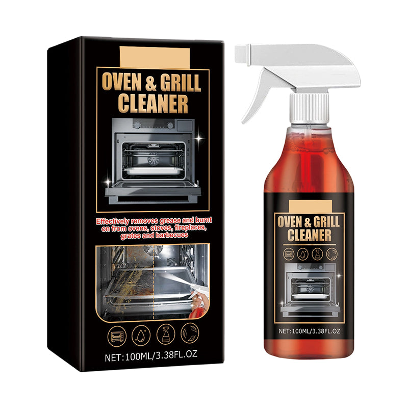 Flasche Grill & Backofen Entfetter Spray für glänzende Sauberkeit. Kraftvoller Fettlöser für Küche.
