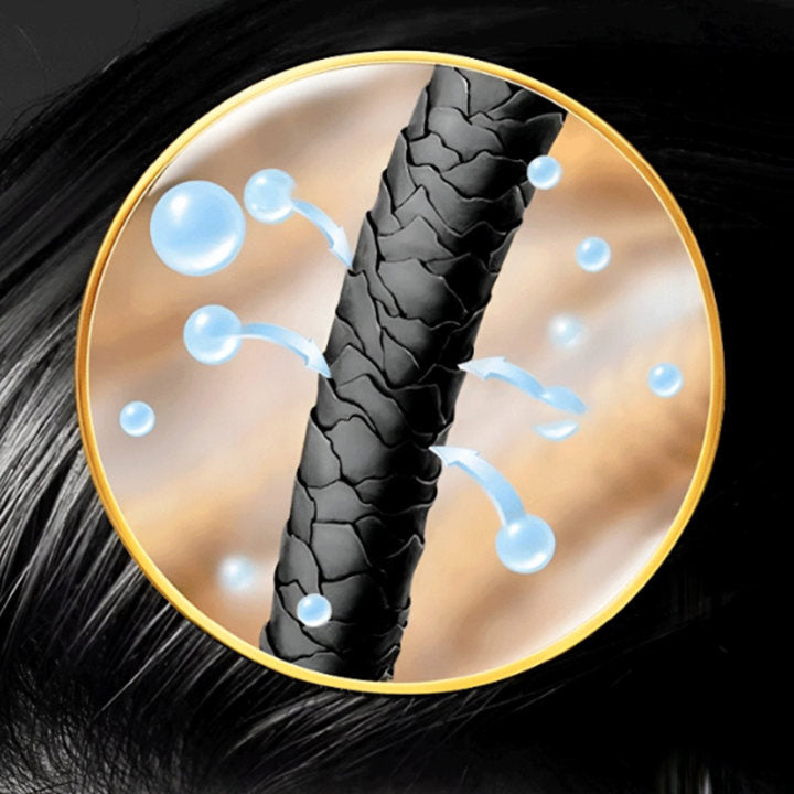Elegante Flasche RenewVolume Volumenspray für maximales Haarvolumen, Ansatz-Lift und frisches Haar.