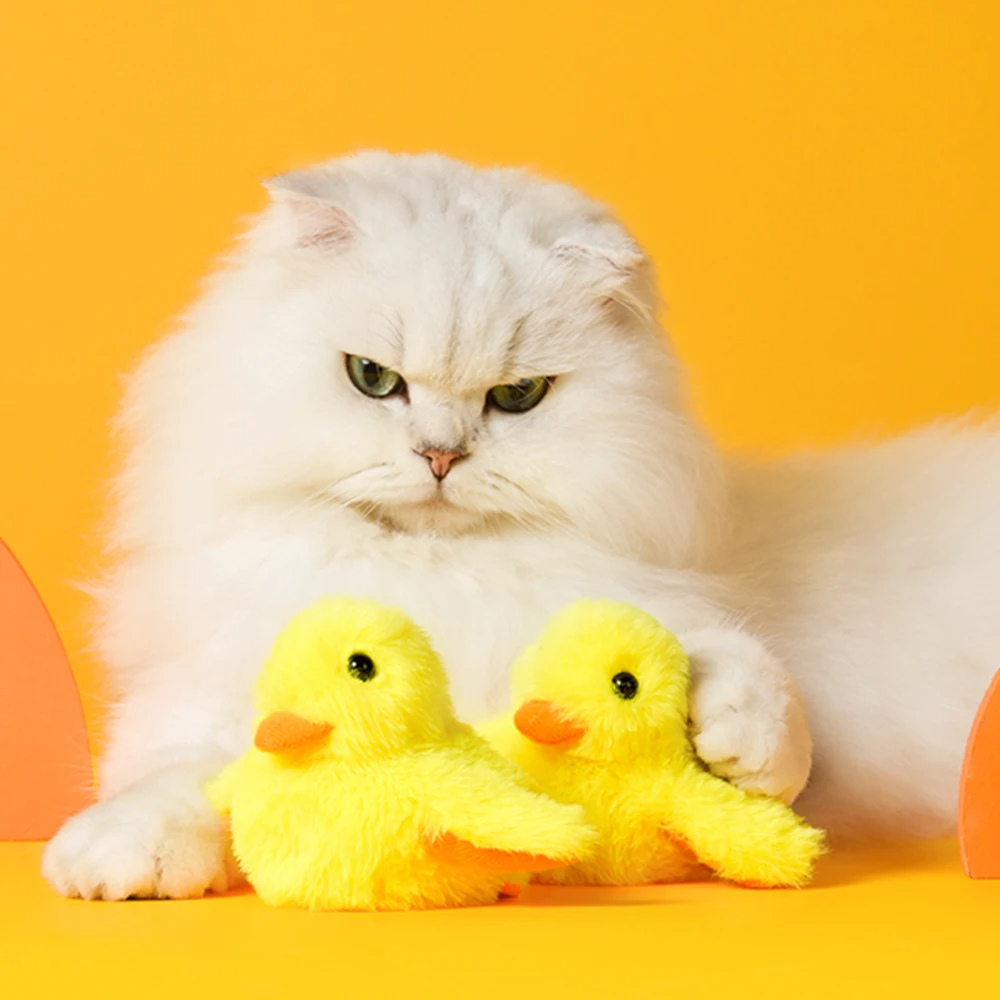 Flatternde Ente DuckDash™: Interaktives Katzenspielzeug fördert den Jagdinstinkt und Bewegung.