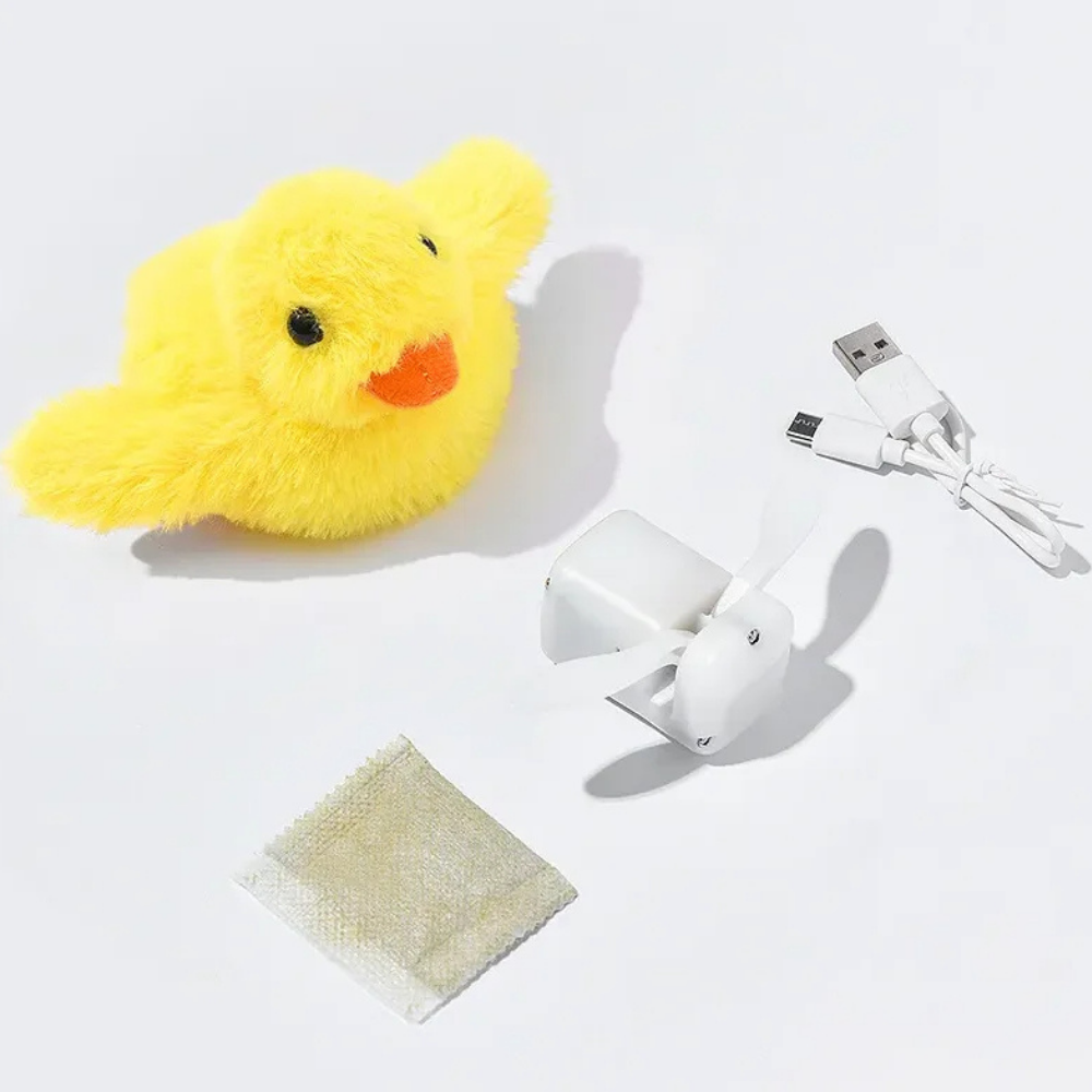 Flatternde Ente DuckDash™: Fördert Aktivität und Spielinstinkt – ideales Katzenspielzeug.