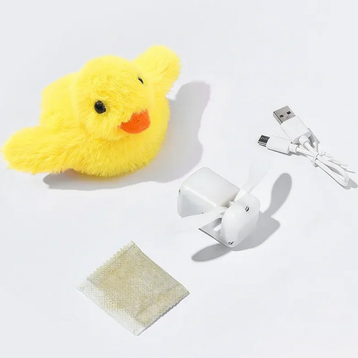 Flatternde Ente DuckDash™: Fördert Aktivität und Spielinstinkt – ideales Katzenspielzeug.