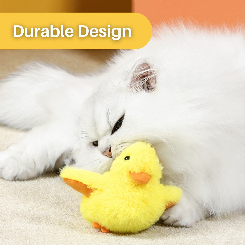 Interaktives Spielzeug DuckDash™: Eine flatternde Ente, die Katzen zu Spiel und Bewegung animiert.