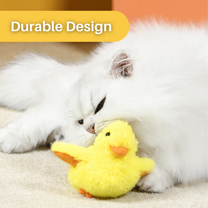 Interaktives Spielzeug DuckDash™: Eine flatternde Ente, die Katzen zu Spiel und Bewegung animiert.