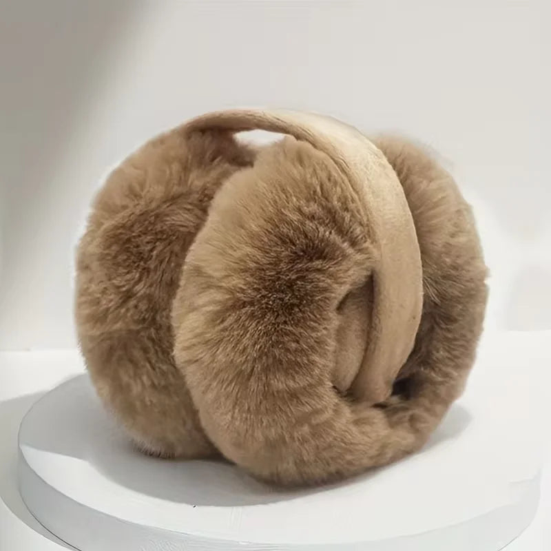 Plüschige Unisex Ohrenschützer, weich und warm. Perfekt für Herbst & Winter, schützt zuverlässig vor Kälte.