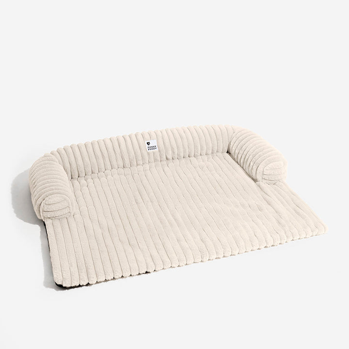 Multifunktionaler Hundesofabezug: Schutzmatte, Kuscheldecke und gemütliches Hundebett in einem.