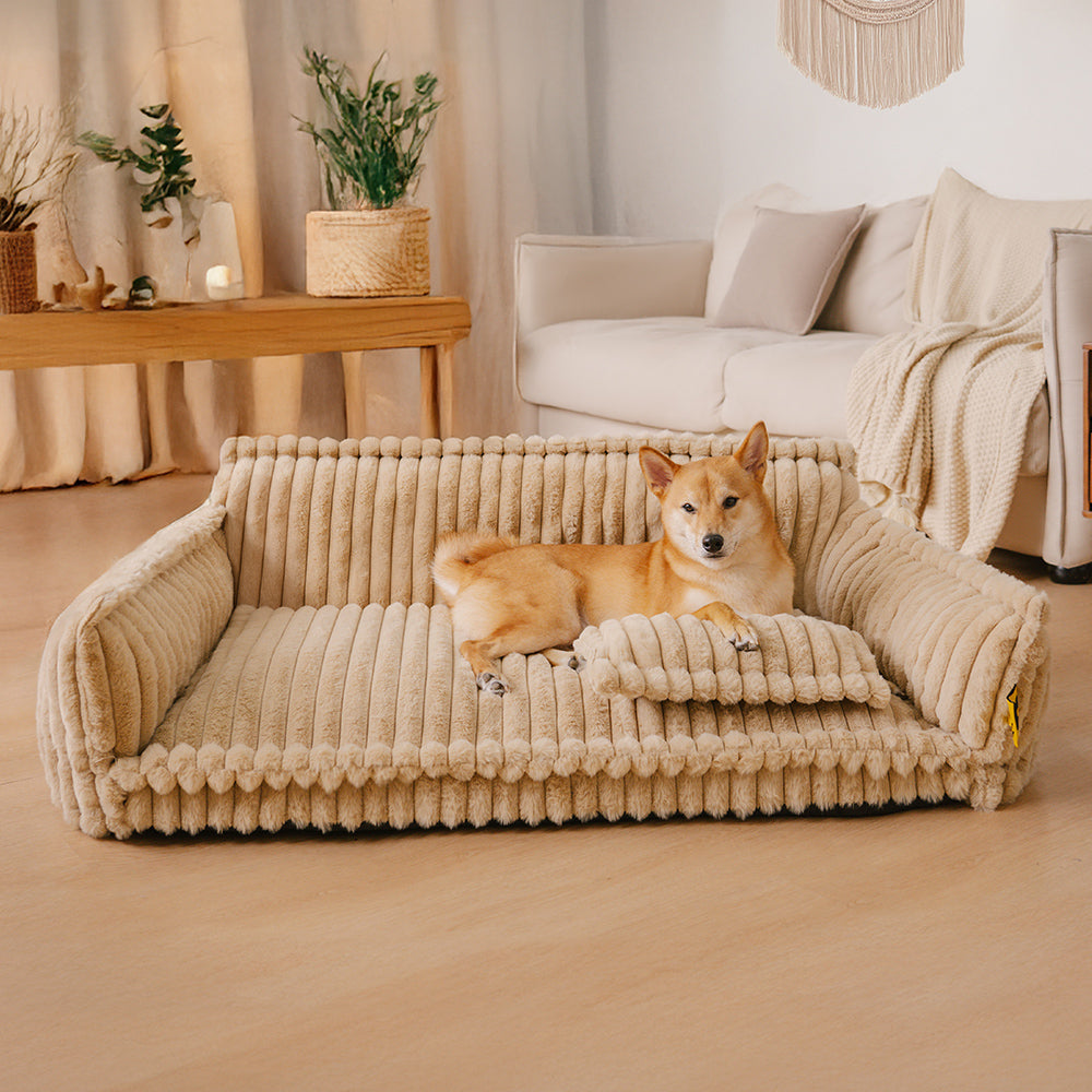 Weicher Bezug für Hundebetten, Kissenhülle, waschbar und langlebig. Optimal für Hunde.