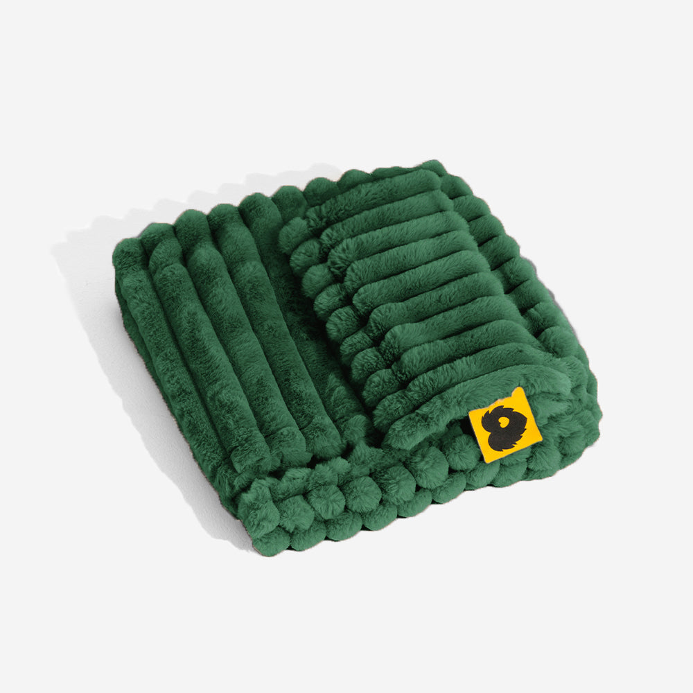 Weicher, flauschiger Hundebett-Bezug, Kissenhülle, waschbar. Für den Hundekomfort.