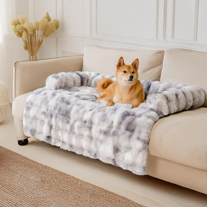Ultimativer Haustierkomfort: beruhigendes Hundebett, orthopädisch und mit Sofaschutz.
