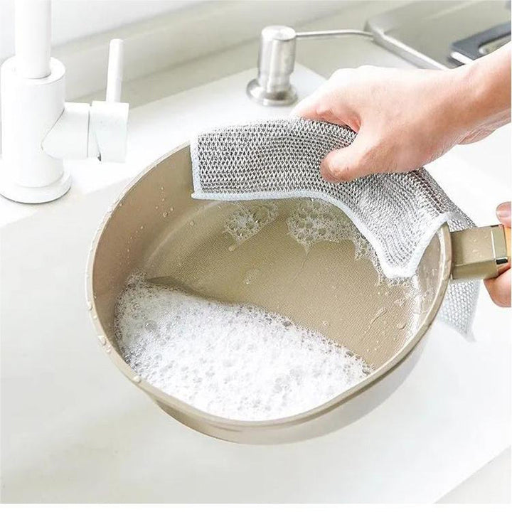 Drahttücher von FlexClean als starker Fleckenentferner. Der perfekte Haushaltshelfer für jede Schmutzentfernung.