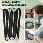 6-fach Multi-Winkel-Messlineal