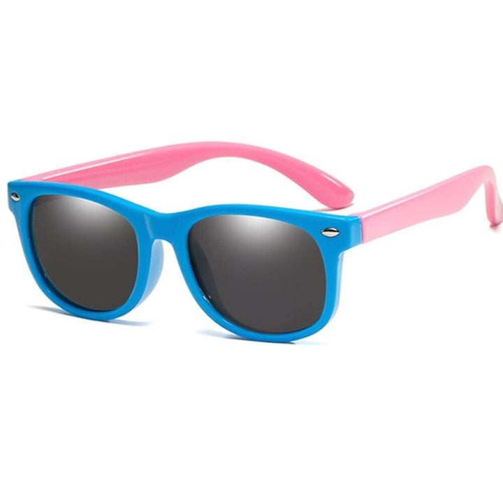 Kinder Mode Accessoire: Bunte, flexible Sonnenbrille mit UV-Schutz, für 3-8 jährige Outdoor-Fans.